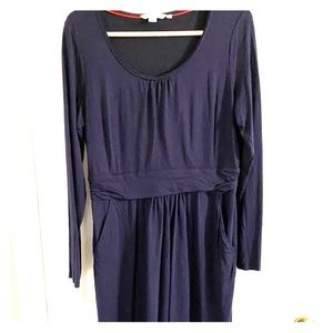 Boden navy knit dress